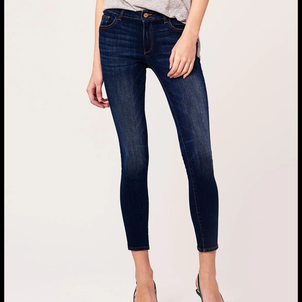 DL1961 Emma Low Rise Skinny Sulton Dark Wash W32 L29 NWT